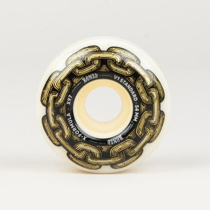 Bones X-Formula 97A Gold Chain V1 Standard Wheels - Skateboard-Rollen - Rollbrett Mission