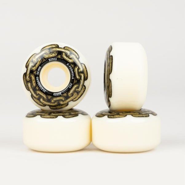 Bones X-Formula 97A Gold Chain V1 Standard Wheels - Skateboard-Rollen - Rollbrett Mission