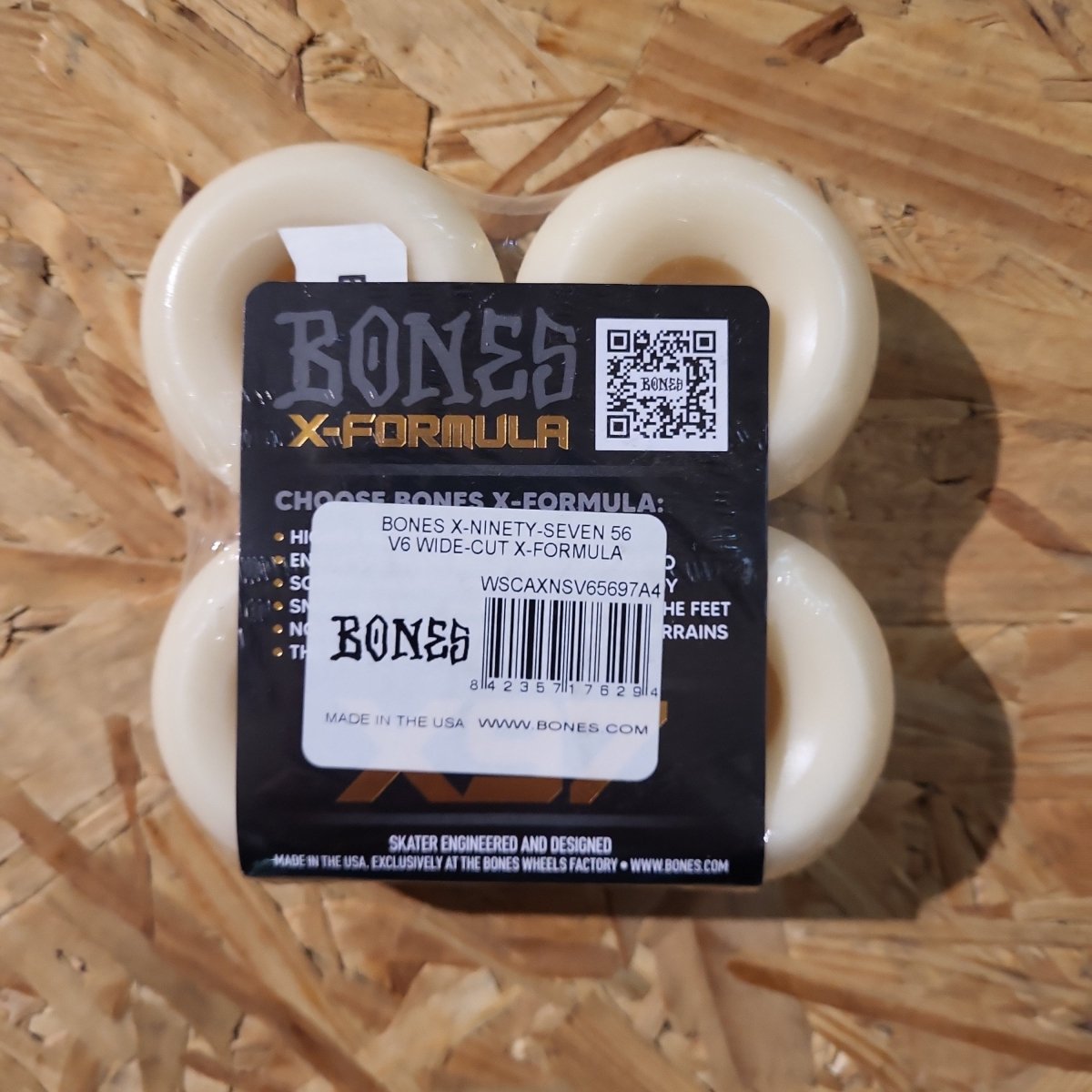 Bones X-Formula 97A V6 Widecut Wheels - Skateboard-Rollen - Rollbrett Mission