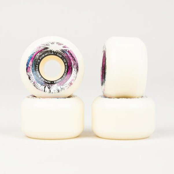 Bones X-Formula 99A Moon Beam V6 Wide Cut Wheels - Skateboard-Rollen - Rollbrett Mission