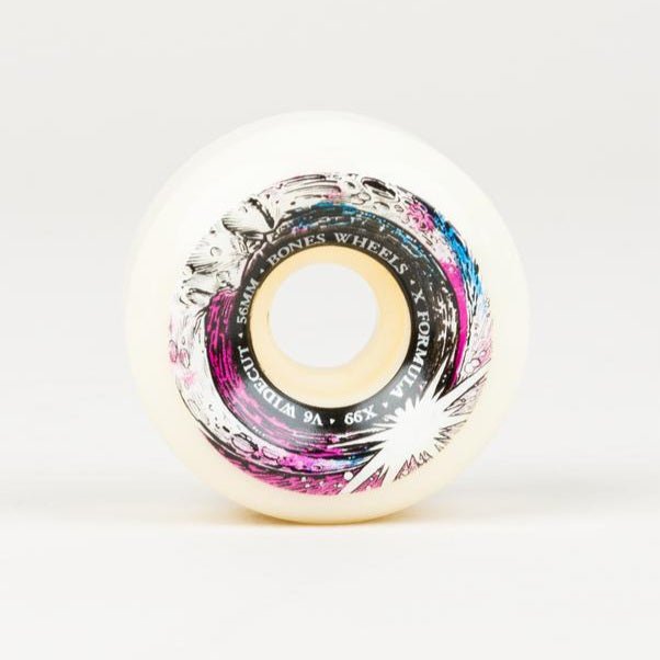 Bones X-Formula 99A Moon Beam V6 Wide Cut Wheels - Skateboard-Rollen - Rollbrett Mission