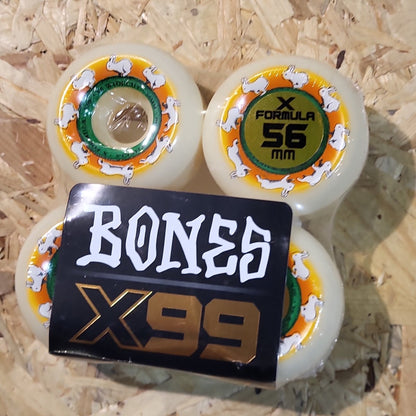 Bones X-Formula 99A Runny Bunny V6 Widecut Wheels - Skateboard-Rollen - Rollbrett Mission