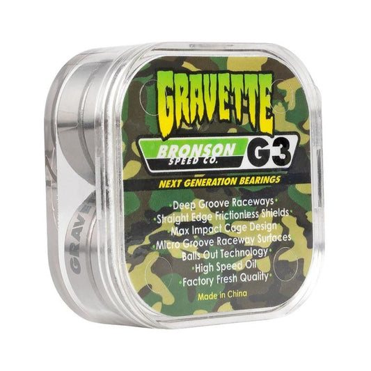 Bronson Speed Co. G3 Bearings David Gravette Kugellager - Skateboard-Kleinteile - Rollbrett Mission