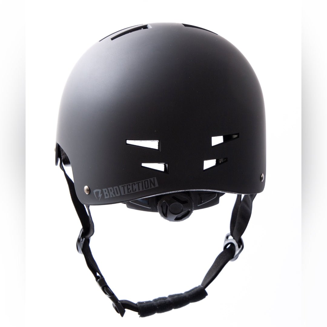 BroTection Skate Helm schwarz - Skateboarding-Schutzausrüstung - Rollbrett Mission
