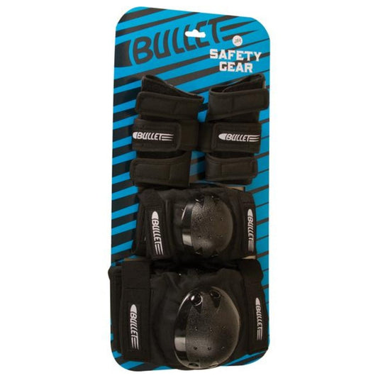 Bullet Junior Schoner Protection Set schwarz - Skateboarding-Schutzausrüstung - Rollbrett Mission
