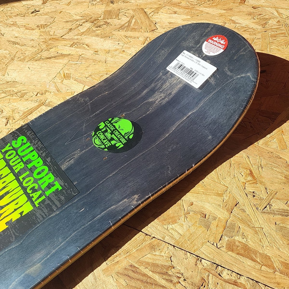 Creature Logo Stumps Deck - Skateboard-Decks - Rollbrett Mission