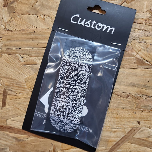 Custom Fingerboard Deck Born Words 34mm - Fingerboard - Rollbrett Mission