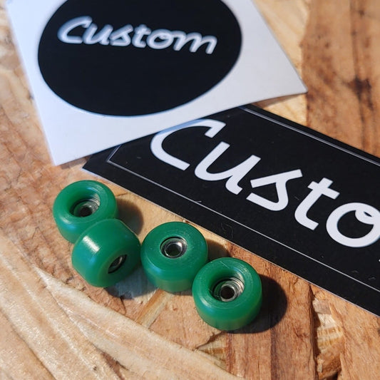 Custom Fingerboard Wheels green - Fingerboard - Rollbrett Mission