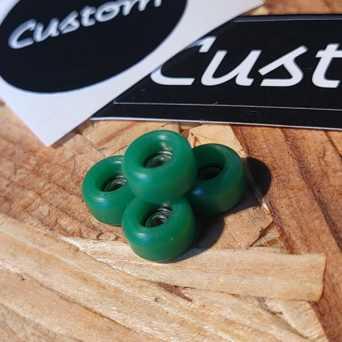 Custom Fingerboard Wheels green - Fingerboard - Rollbrett Mission