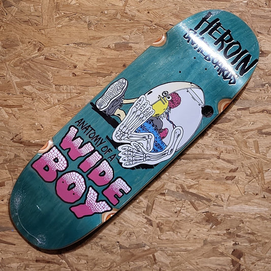 Heroin Skateboards Anatomy of a Wide Boy 10.4 Deck - Skateboard-Decks - Rollbrett Mission