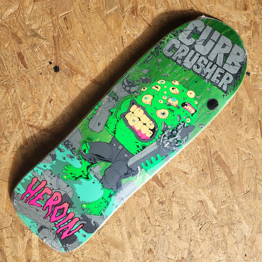 Heroin Skateboards Curb Crusher XL Barf - Skateboard-Decks - Rollbrett Mission