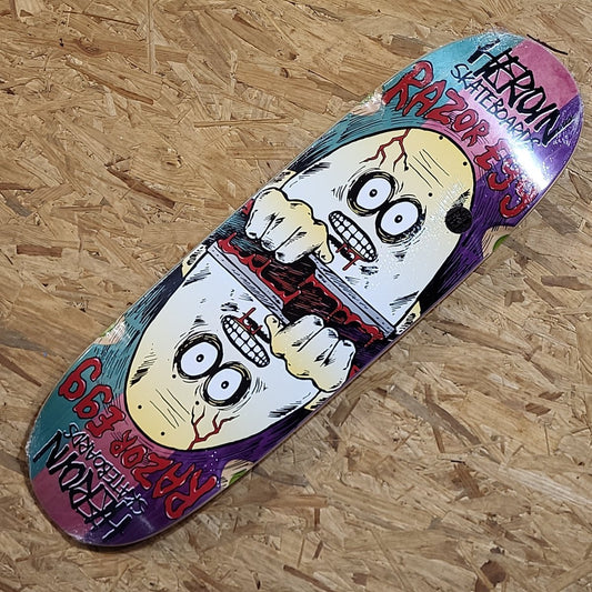 Heroin Skateboards Razor Egg SYM Spliced 9.5 Deck - Skateboard-Decks - Rollbrett Mission