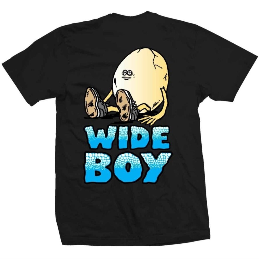 Heroin Skateboards Wide Boy T-Shirt black - Rollbrett Mission