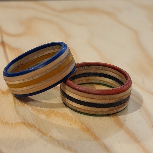 Hotsourkraut Skateboard-Holzring Recycling 22mm/69 V2 - Schmuck - Rollbrett Mission