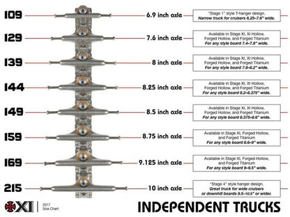 Independent Stage 11 144 Polished Standard Truck - Skateboard-Achsen - Rollbrett Mission