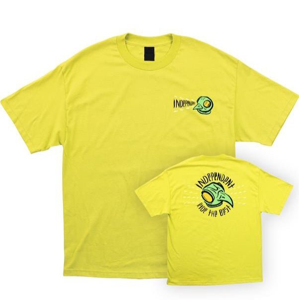 Independent T-Shirt Tony Hawk Transmission yellow - Rollbrett Mission