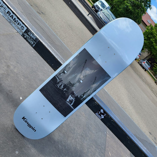 Kingpin x David Luther Crane and Boat 8.5" Deck - Skateboard-Decks - Rollbrett Mission