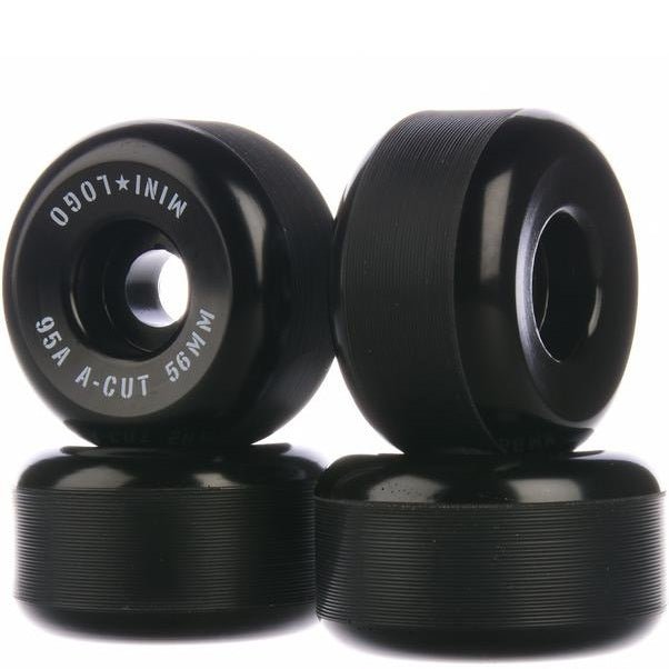 Mini-Logo A-Cut 95A Hybrid Wheels schwarz - Skateboard-Rollen - Rollbrett Mission