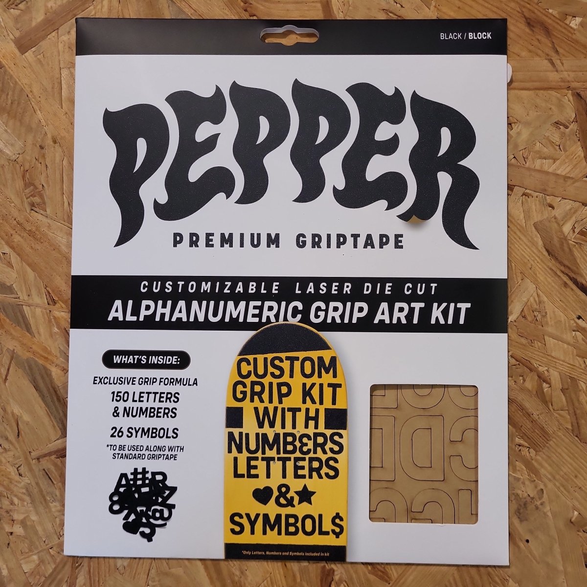 Pepper Grip Art Kit Alphanumeric - Skateboard-Kleinteile - Rollbrett Mission