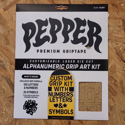 Pepper Grip Art Kit Alphanumeric - Skateboard-Kleinteile - Rollbrett Mission