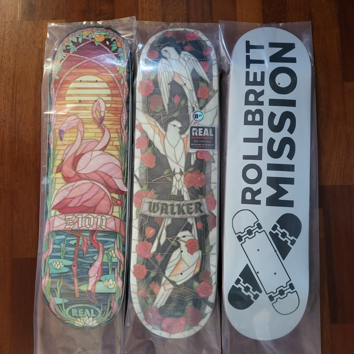 Polybeutel für Lagerung und Schutz von Decks - 5er Pack - Skateboarding - Rollbrett Mission