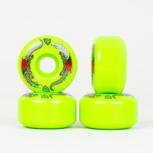 Powell Peralta Green Dragon Formula V1 93A 52mm Wheels - Skateboard-Rollen - Rollbrett Mission