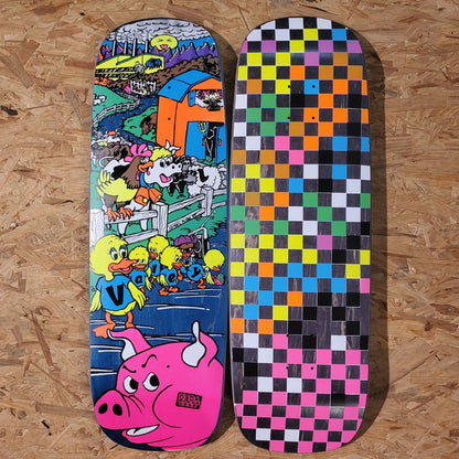 Prime Heritage Checkered Barn Deck - Skateboard-Decks - Rollbrett Mission