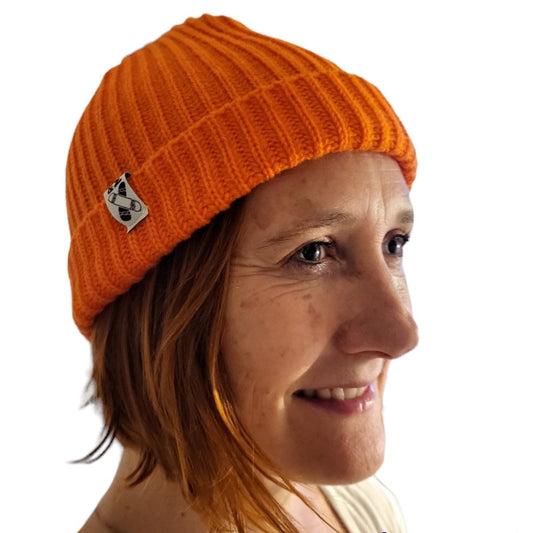 Rollbrett Mission Beanie Fischermütze orange - Kopfbekleidung & -tücher - Rollbrett Mission
