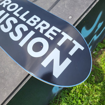 Rollbrett Mission Black Pool Cruiser Deck 9.0" - Skateboard-Decks - Rollbrett Mission