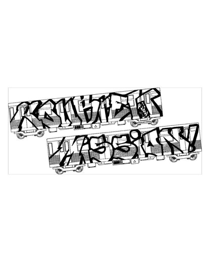 Rollbrett Mission Full Train T-Shirt weiß - Shirts & Tops - Rollbrett Mission