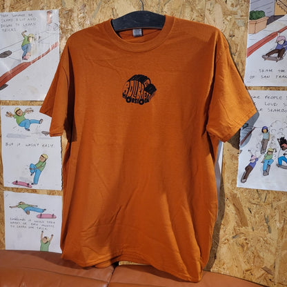 Rollbrett Mission Gabbo Mobil T-Shirt texas orange - Shirts & Tops - Rollbrett Mission