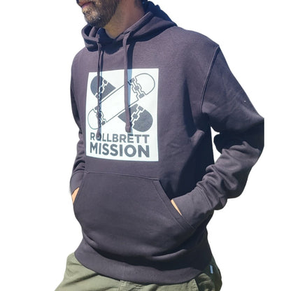 Rollbrett Mission Kubus Hoodie black - Shirts & Tops - Rollbrett Mission