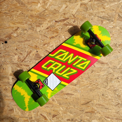 Santa Cruz Rasta Tie Dye Complete Skateboard Cruiser - Skateboards - Rollbrett Mission