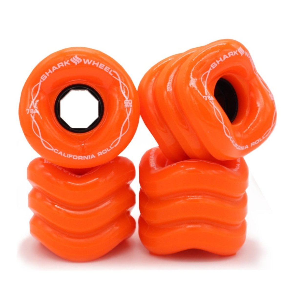 Shark Wheels California Roll 78A 60mm orange - Skateboard-Rollen - Rollbrett Mission
