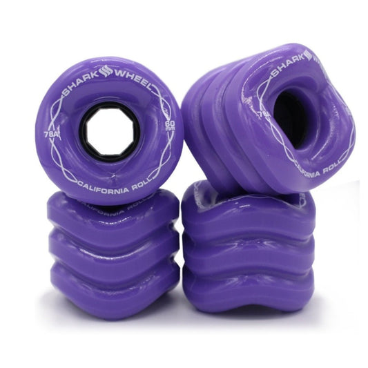 Shark Wheels California Roll 78A 60mm purple - Skateboard-Rollen - Rollbrett Mission
