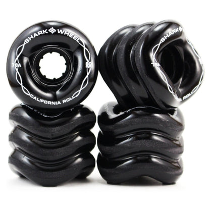 Shark Wheels California Roll 78A 60mm schwarz - Skateboard-Rollen - Rollbrett Mission