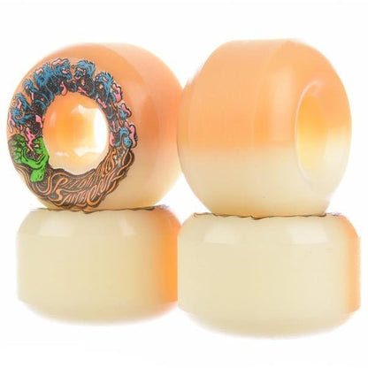 Slime Balls Hairballs 50-50 white-orange 95A Wheels - Skateboard-Rollen - Rollbrett Mission