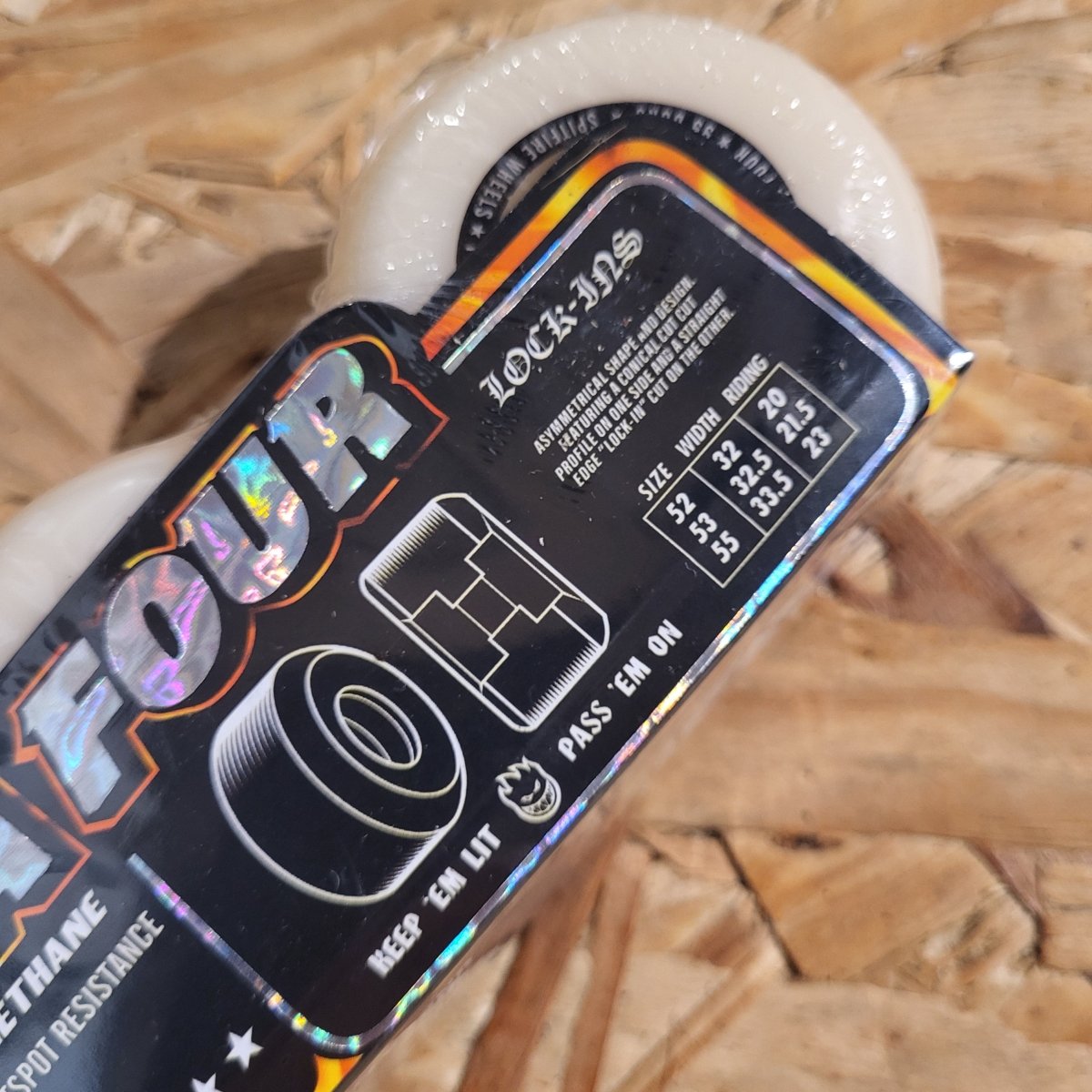 Spitfire F4 Lock Ins 55mm 99A Wheels - Skateboard-Rollen - Rollbrett Mission