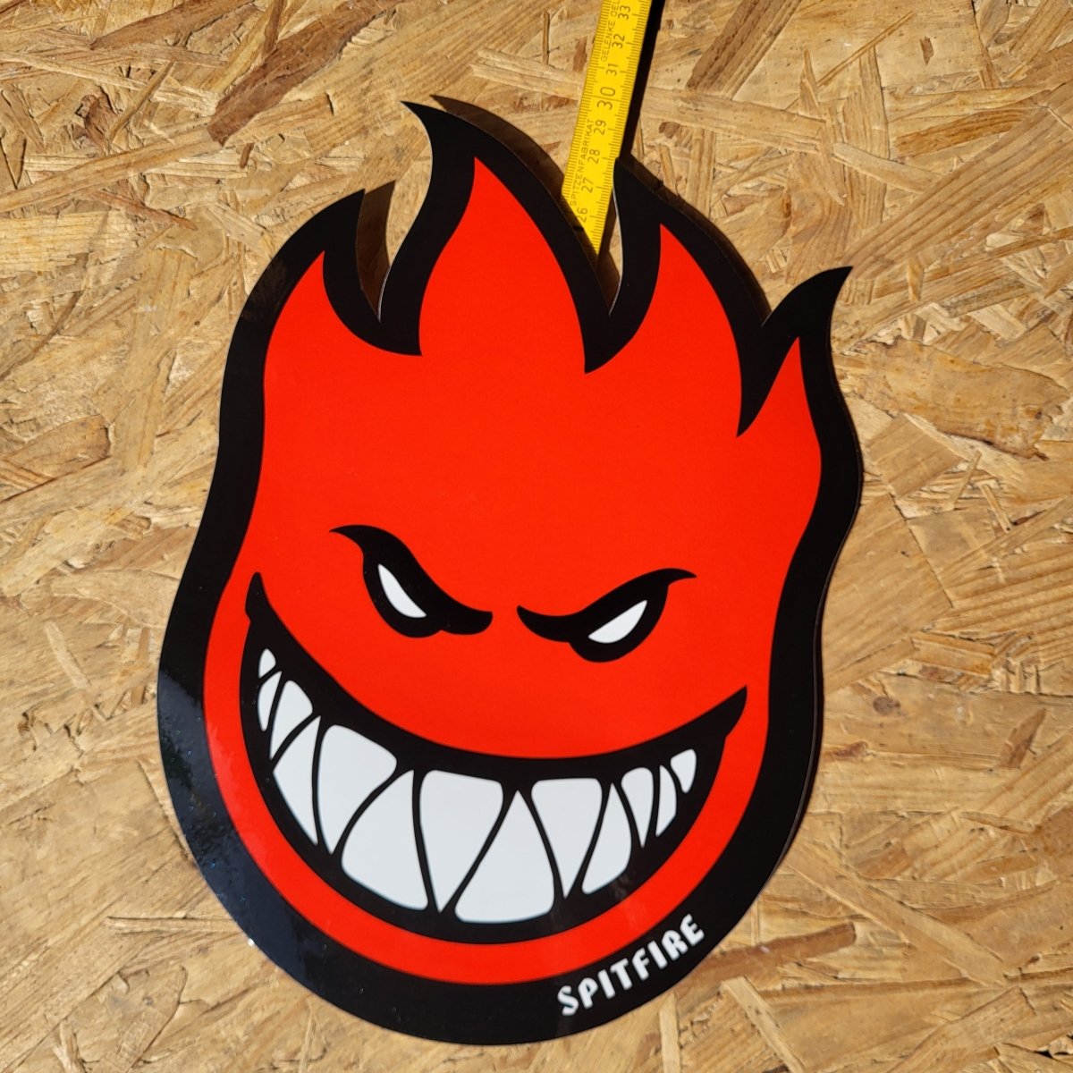 Spirefire Sticker Spitfire Flamehead Sticker Large - Rollbrett Mission