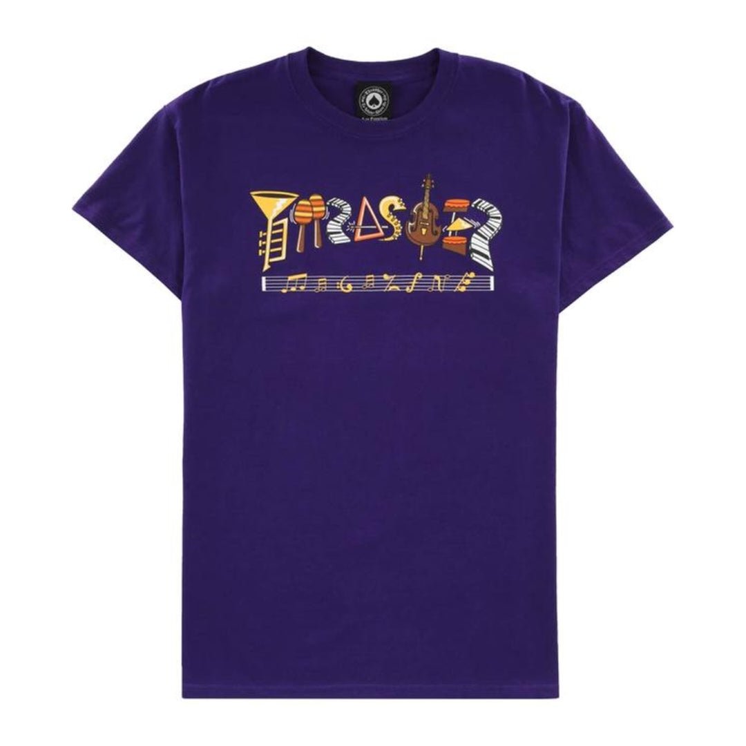 T-Shirt Thrasher Fillmore Logo purple - Rollbrett Mission