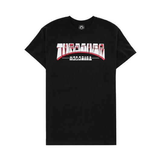 T-Shirt Thrasher Firme Logo black - Rollbrett Mission