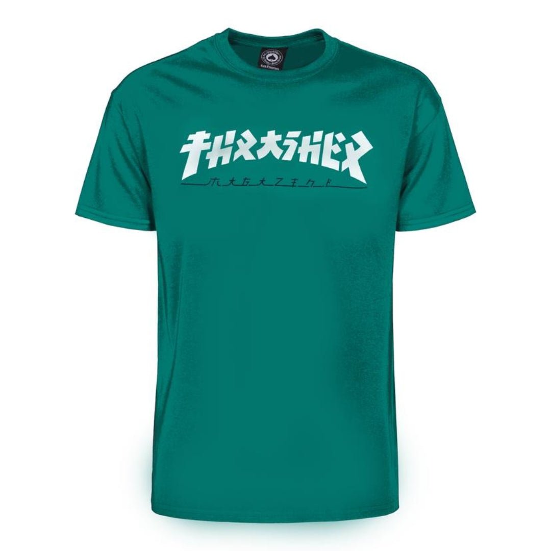 T-Shirt Thrasher Godzilla jade - Rollbrett Mission
