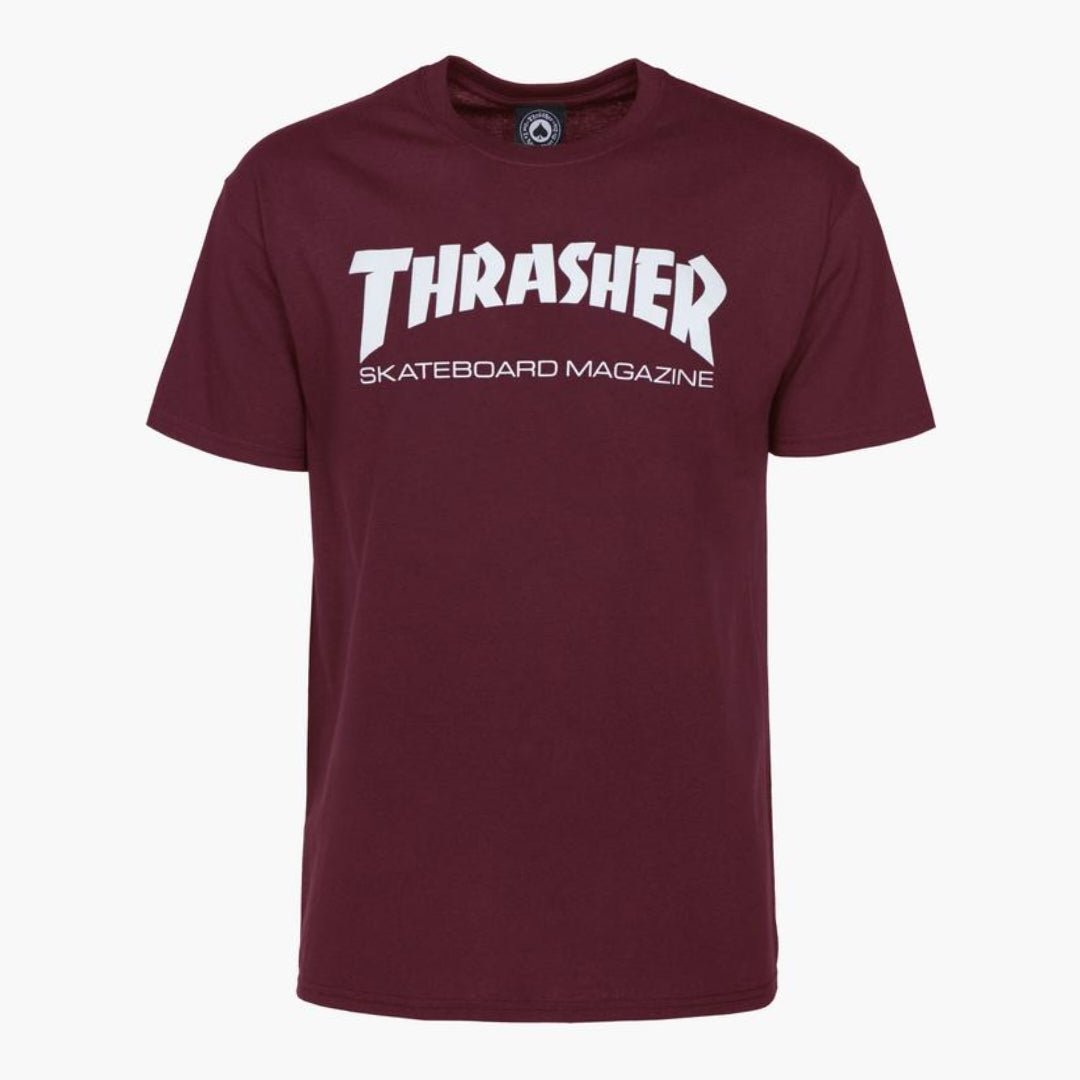 T-Shirt Thrasher Skatemag maroon - Rollbrett Mission