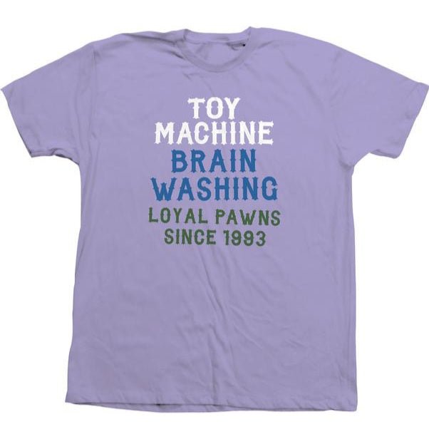 T-Shirt Toy Machine Brainwash lavender - Rollbrett Mission