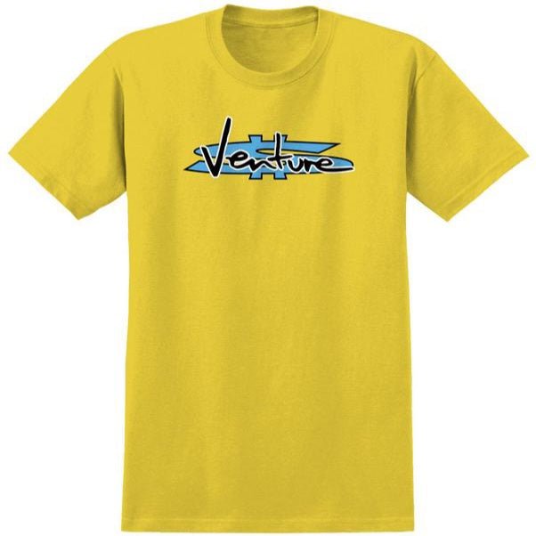 T-Shirt Venture Paid yellow - Rollbrett Mission