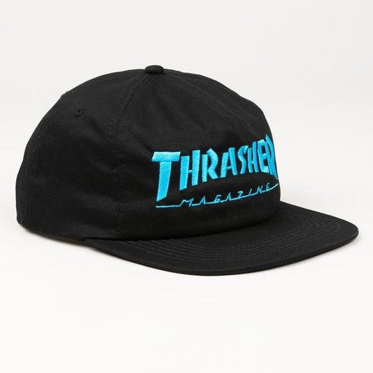 Thrasher Snapback Cap Mag Logo black blue - Kopfbekleidung & -tücher - Rollbrett Mission