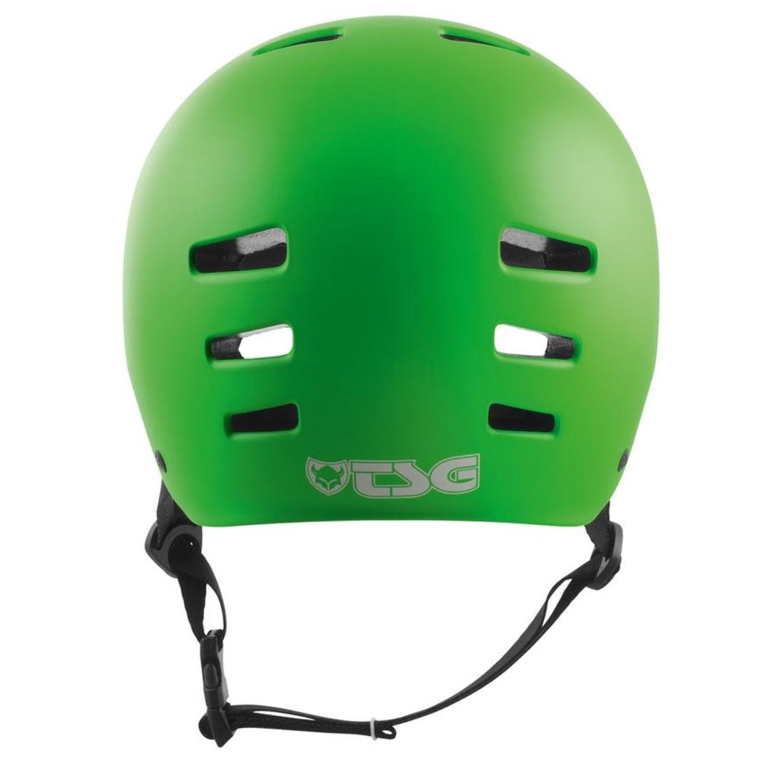 TSG Helm Evolution Solid satin lime green - Skateboarding-Schutzausrüstung - Rollbrett Mission