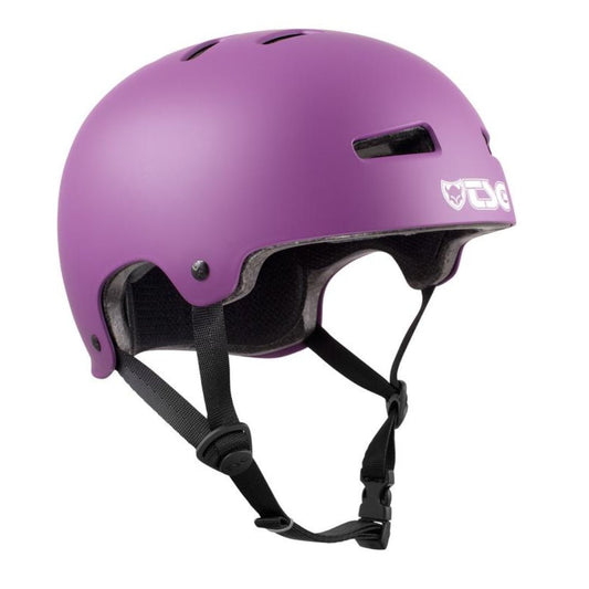 TSG Helm Evolution Solid satin purple - Skateboarding-Schutzausrüstung - Rollbrett Mission