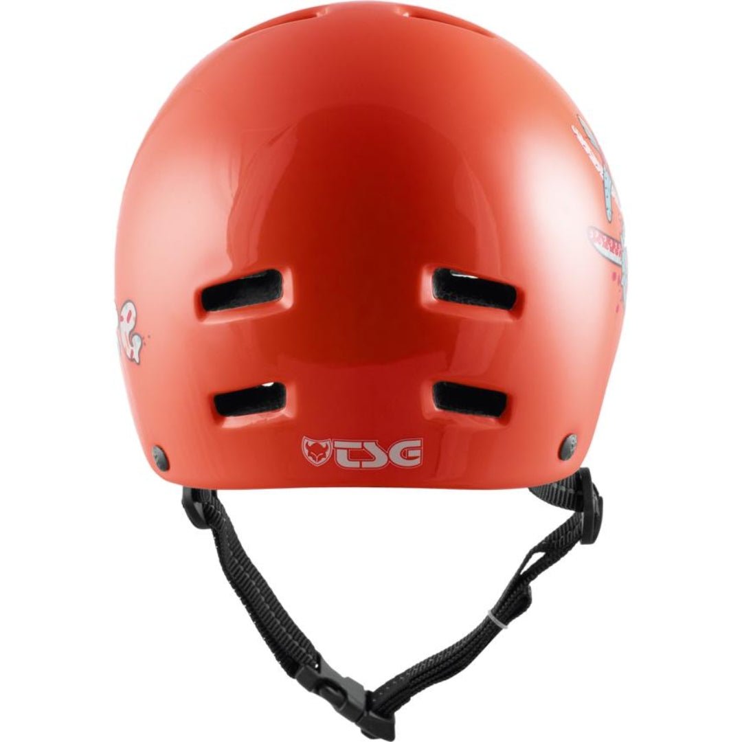 TSG Helm Nipper Mini Graphic Design Kids Underwater orange - Skateboarding-Schutzausrüstung - Rollbrett Mission