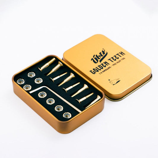 Über Golden Teeth 7/8" Inbus Montageschrauben gold - Rollbrett Mission